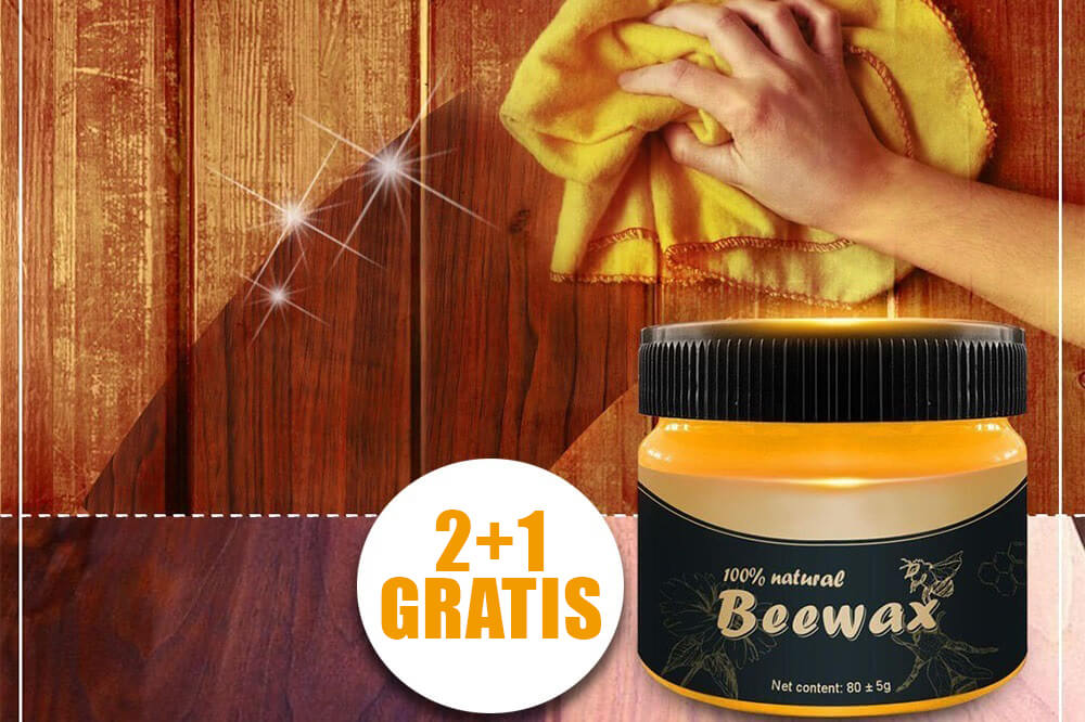 Pčelinji vosak za poliranje drveta BEEWAX 2+1 GRATIS