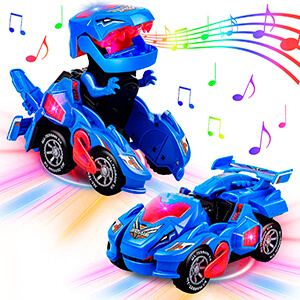 Transformer Dinosaurier LED Auto DYNOCAR