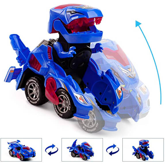 Transformer Dinosaurier LED Auto DYNOCAR