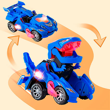 Transformer Dinosaurier LED Auto DYNOCAR