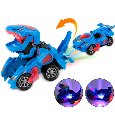 Transformer Dinosaurier LED Auto DYNOCAR