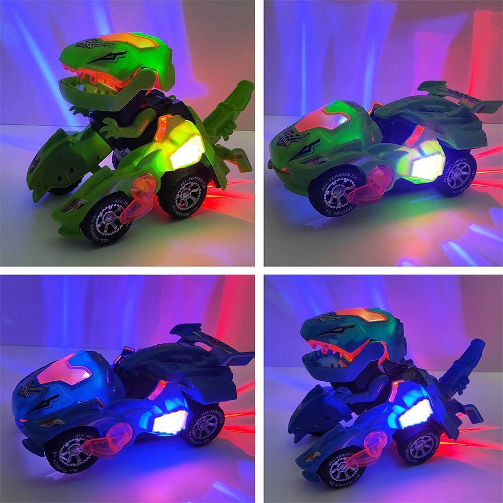 Transformujący samochód-dinozaur LED DYNOCAR