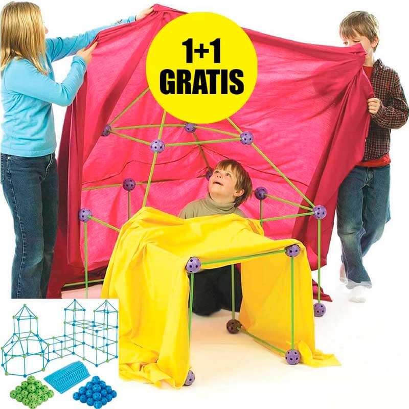Zestaw do budowania bazy dla dzieci FORTKID 1+1 GRATIS