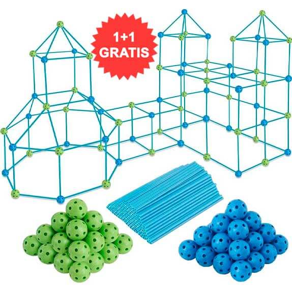 Zestaw do budowania bazy dla dzieci FORTKID 1+1 GRATIS