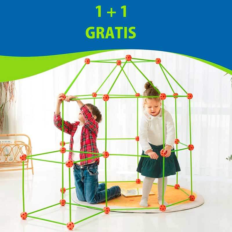 Zestaw do budowania bazy dla dzieci FORTKID 1+1 GRATIS