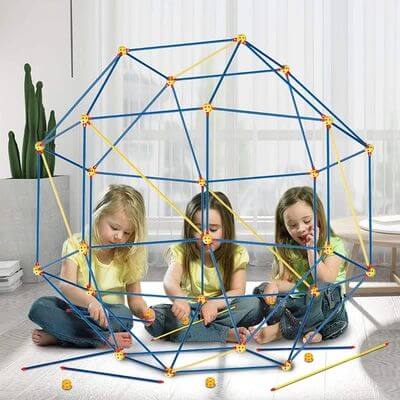 KIT DE CONSTRUCCIÓN DE FORTALEZA PARA NIÑOS FORTKID