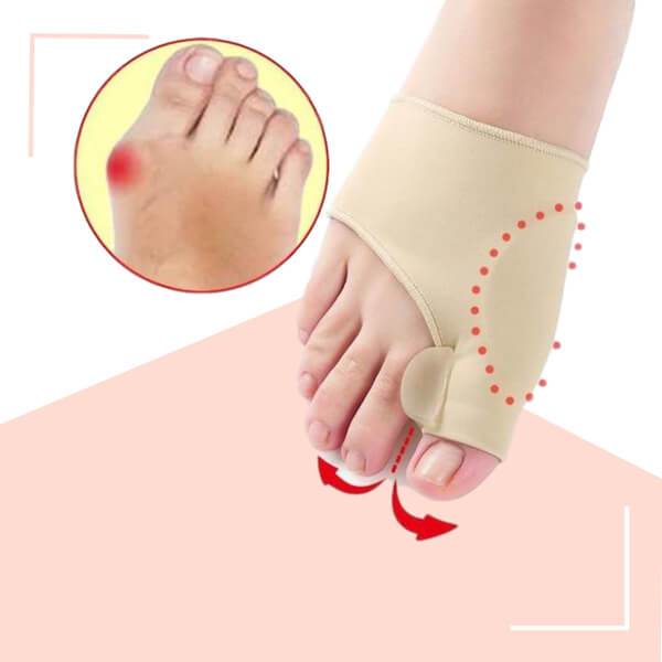 Ортопедични чорапи за коригиране на палеца на крака FIXEDFEET 1 чифт (ляв + десен крак)