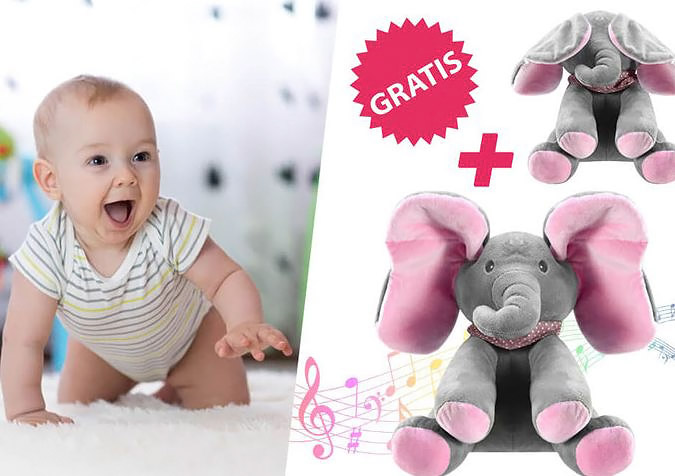 Elefantino cantante Trumpy 1+1 Gratis
