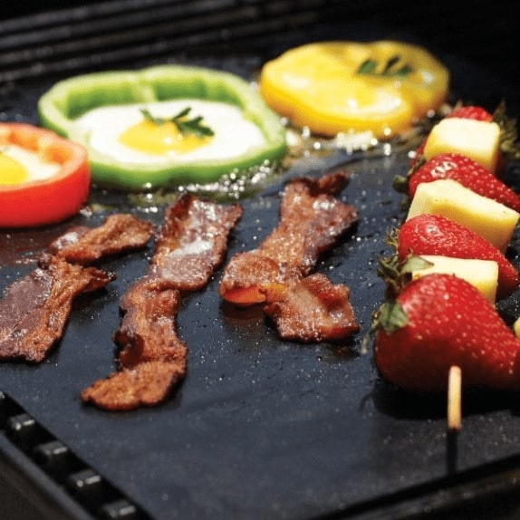Nieprzywierające maty grillowe wielokrotnego użytku (2 sztuki) | GRILL