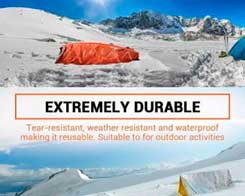 Termiczny śpiwór ratunkowy HOTBAG do stosowania w warunkach outdoorowych