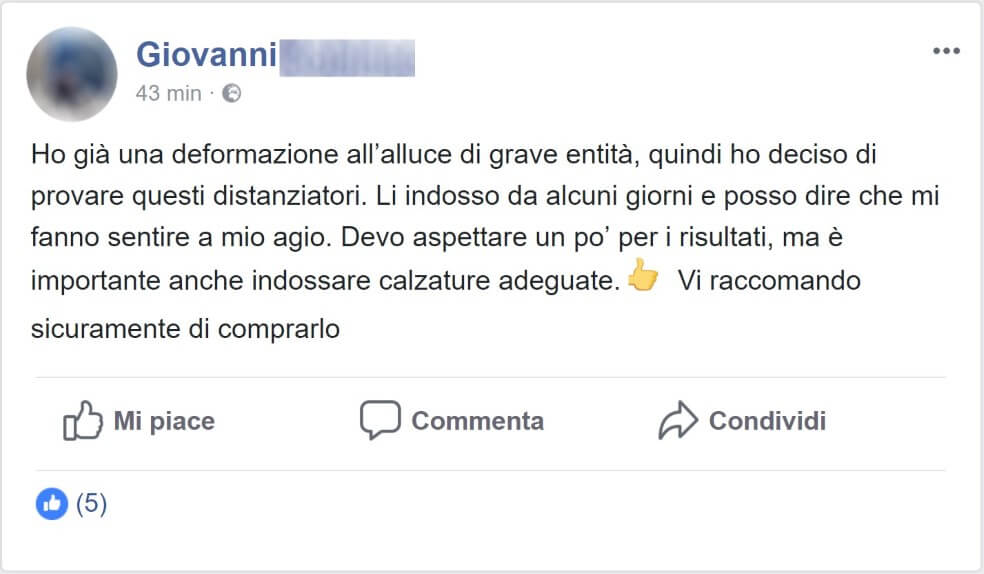 CORRETTORI DISTANZIALI IN SILICONE PER ALLUCE HALLUX