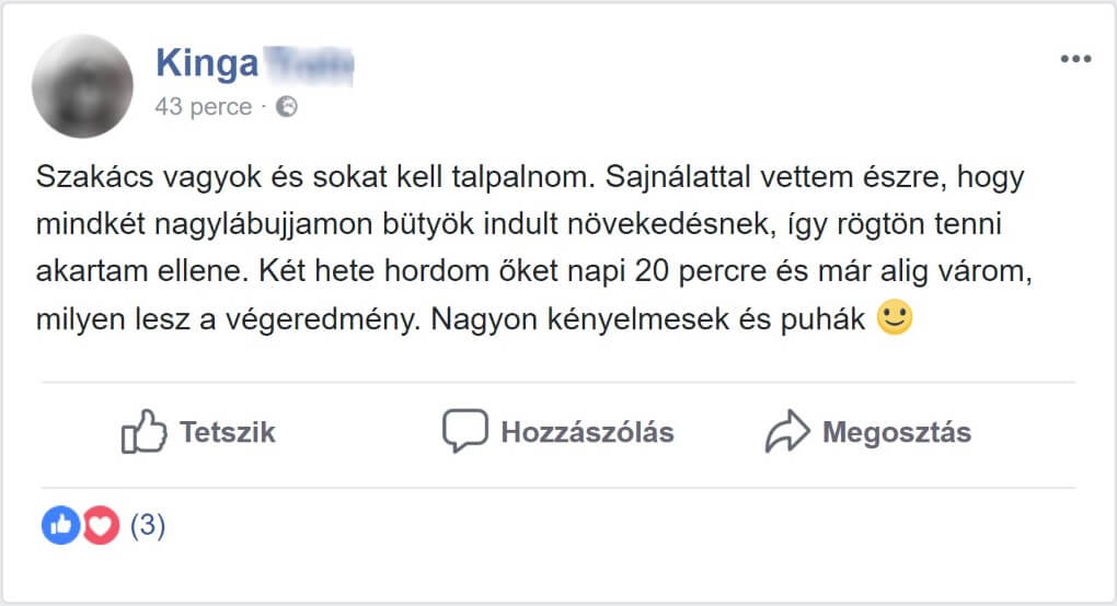 HALLUX SZILIKON LÁBUJJ TÁVTARTÓ
