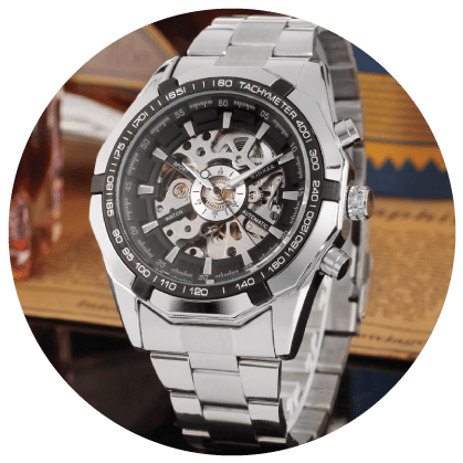 Elegante reloj de pulsera para hombre JEAN SILVER - Rapid