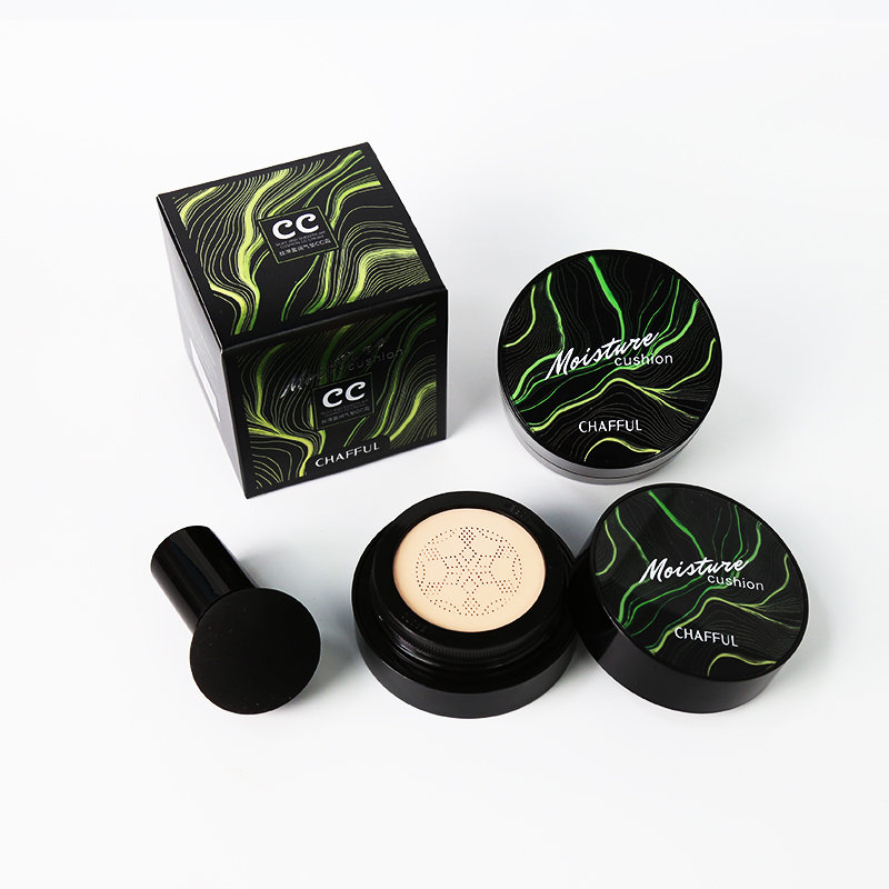 Fondotinta Air cushion con applicatore a forma di testa di fungo MUSSBALM 1+1 GRATIS