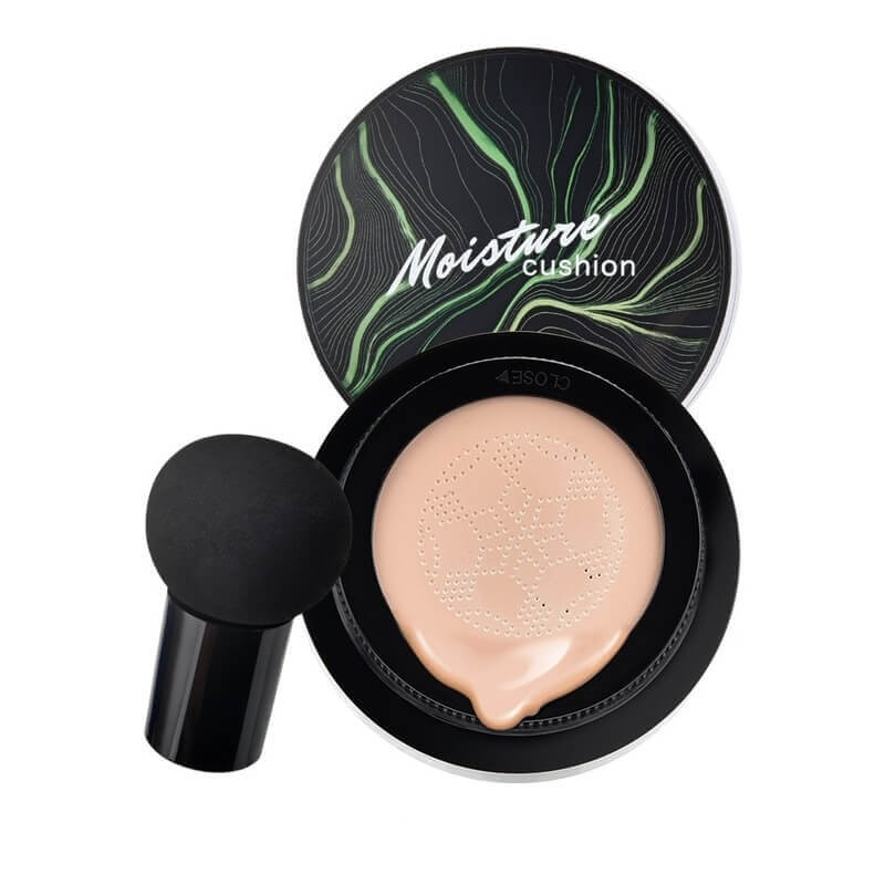 Fondotinta Air cushion con applicatore a forma di testa di fungo MUSSBALM 1+1 GRATIS