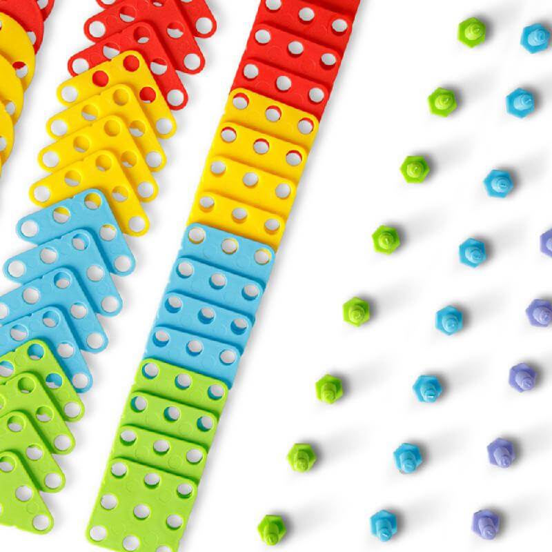 Zestaw kreatywnych puzzli z wiertarką MASTER KID