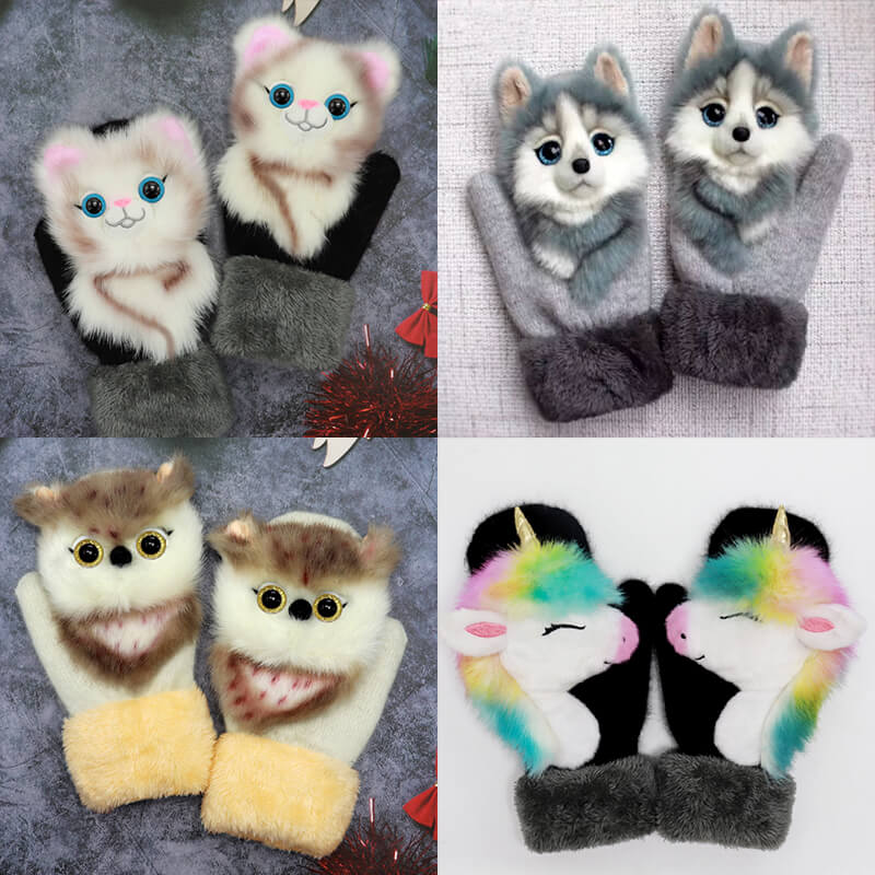 MITTENPET Állatos kesztyű
