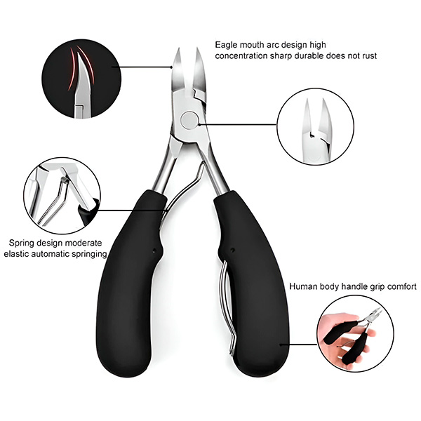 Olló a vastag vagy benőtt körmökhöz NAIL PRO 1+1 GRATIS