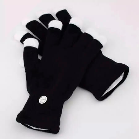 PARTY GLOVES, guantes con punta LED