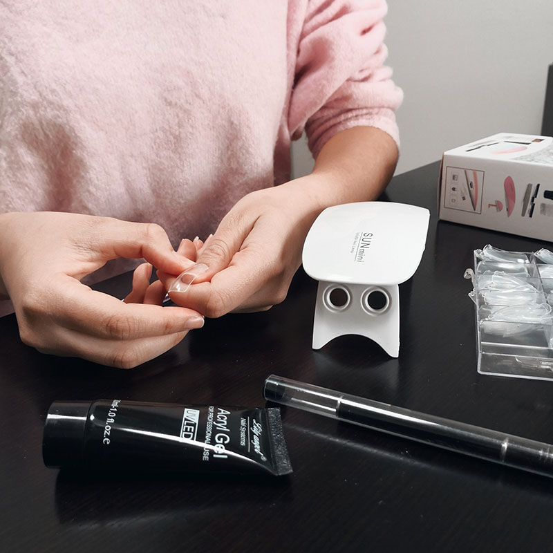 Poly gel per unghie – Set completo di lampada a LED