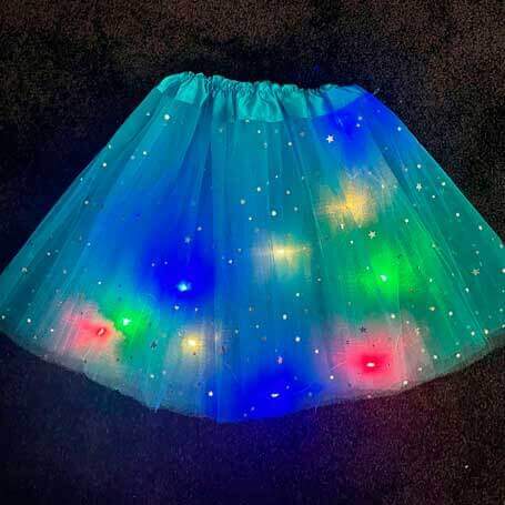 Świecąca spódniczka z diodami LED PRINCESS 1+1 Gratis