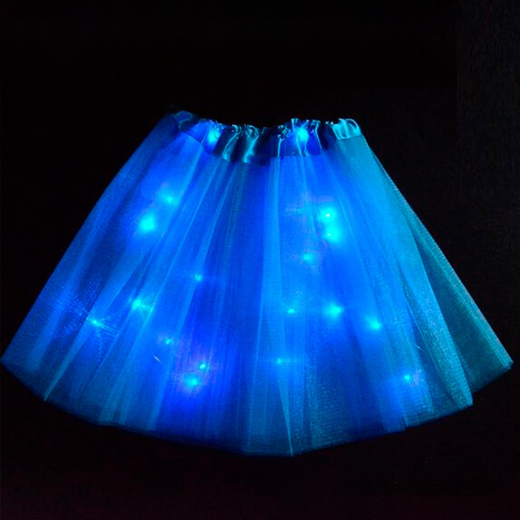 Gonna luccicante a LED PRINCESS