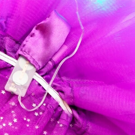 Gonna luccicante a LED PRINCESS