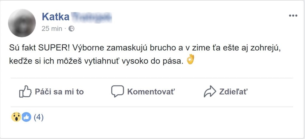 Nohavičky na formovanie postavy Slim-Waist