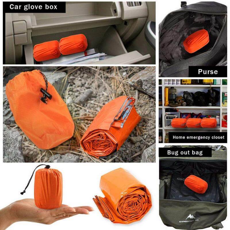 Termiczny śpiwór ratunkowy HOTBAG do stosowania w warunkach outdoorowych