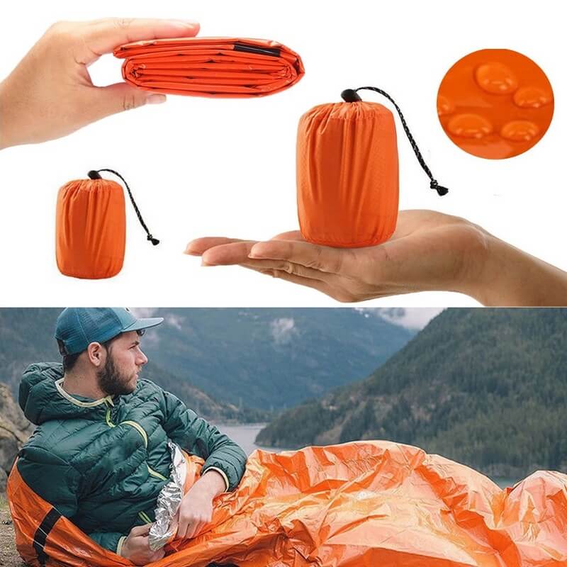 Termiczny śpiwór ratunkowy HOTBAG do stosowania w warunkach outdoorowych