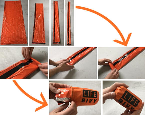 Termiczny śpiwór ratunkowy HOTBAG do stosowania w warunkach outdoorowych