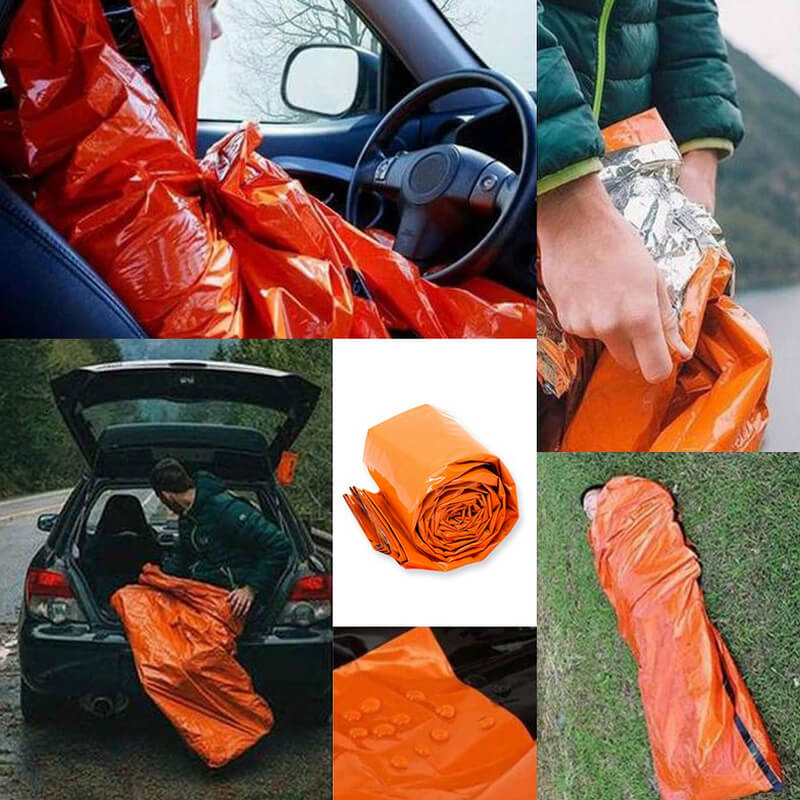 Termiczny śpiwór ratunkowy HOTBAG do stosowania w warunkach outdoorowych