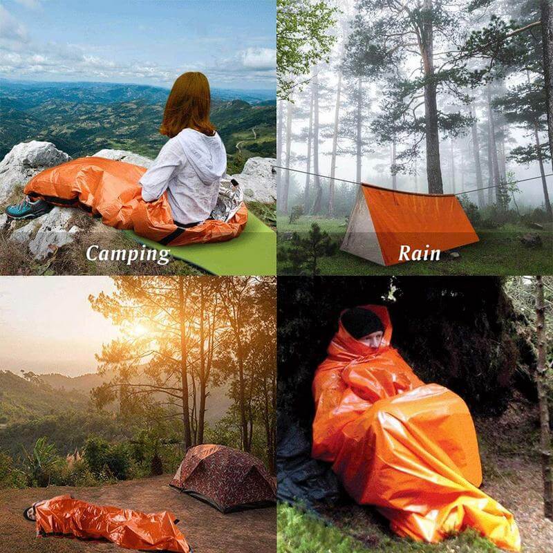Termiczny śpiwór ratunkowy HOTBAG do stosowania w warunkach outdoorowych