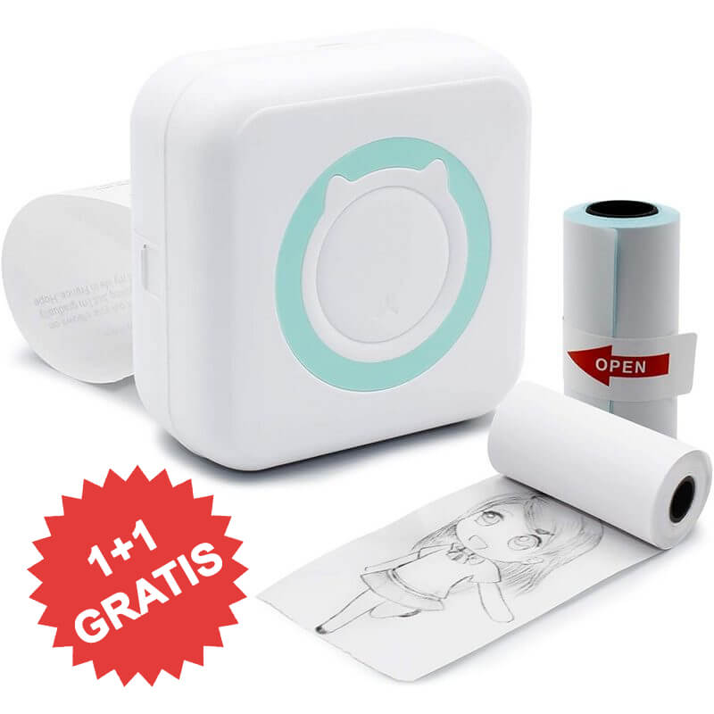 Přenosná chytrá tiskárna MINIPRINT 1+1 GRATIS