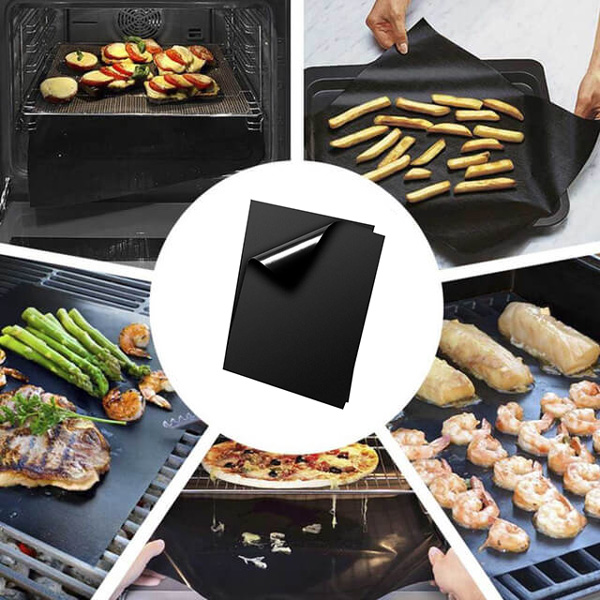 Neprianjajuće višekratne podloge za roštilj (2 komada) | GRILL